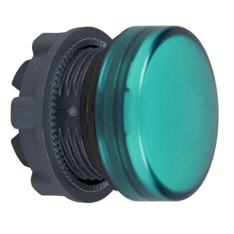 Schneider ZB5AV03 - Harmony tête de voyant - Ø22 - rond - Cabochon lisse - vert