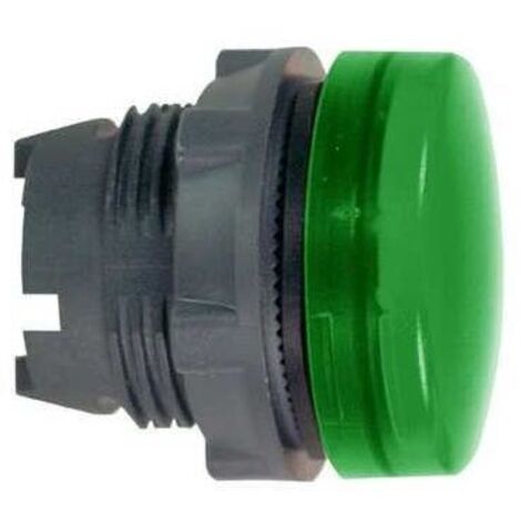 Schneider ZB5AV03 - Harmony Tête de Voyant - Ø22 - rund - Cabochon lisse - vert