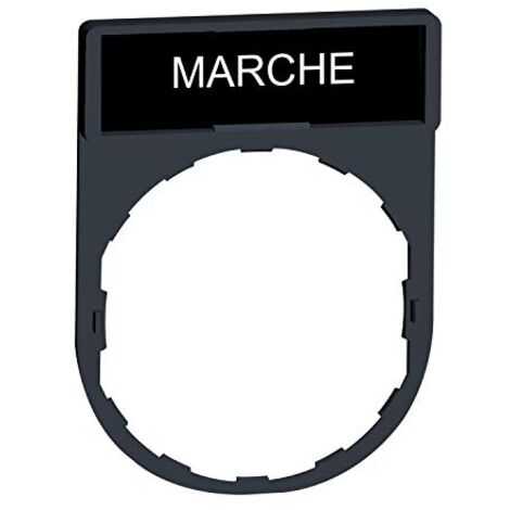 Schneider ZBY2103 Etikettenhalter 30 x 40 mm Standard – ¯22 – mit Etikett