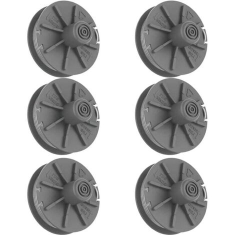 Schneidfadenspule, 6-teilige Spule für Turbotrimmer Strimmer 5307-20 Schnur 6 m Ersatz-Rasentrimmerspule für Gardena