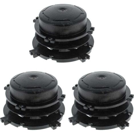 Schneidkopfspule, Schneidkopf für Stihl FS-AutoCut 36-2 46-2 56-2 Freischneider – 40037133001 Schwarz – 3 Stück