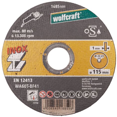 Schneidmesser Wolfcraft 8462000 Ø 115 mm (10 Stück)