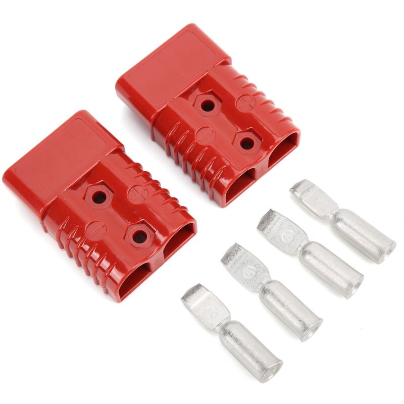 Image of Schnellanschluss für die Batterie einer elektrischen Seilwinde.