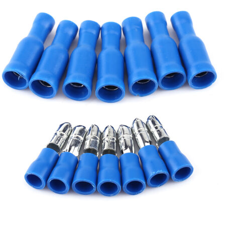 Schnellanschluss-Kfz-Kabelstecker – Blau (Stecker/Buchse)