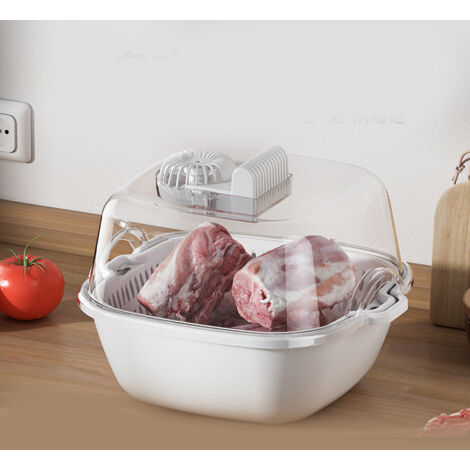 Schnellauftaublech für Fleisch, neues Design Modell AT-02 PP [Langlebig, großes Fassungsvermögen, einfache Bedienung]