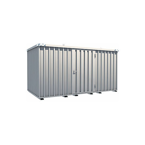 Schnellbau-Container  verzinkt  Außen-BxHxT 2100 x 2100 x 4100
