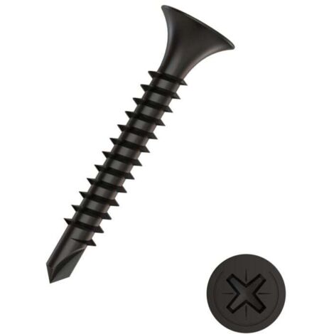 Schnellbauschrauben 3,5 x 25 mm, PH 2, 500 Stück Schnellbauschrauben
