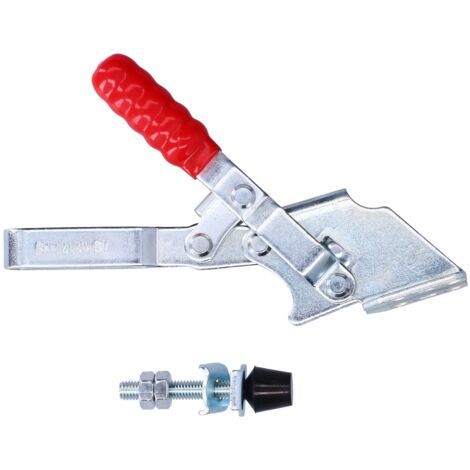 Schnellspann-Kniehebelschraubstock aus Eisen für Schweißzwecke, Spannkraft 230 kg, Modell GH CH HS 12130-SM