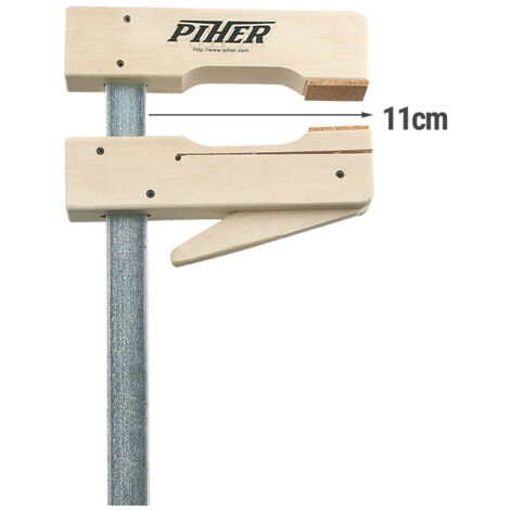 Schnellspannzwinge aus Holz Spannweite: 60 cm