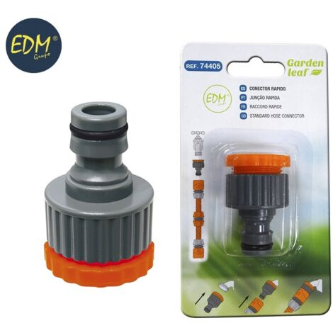 Schnellstecker mit 1/2"- und 3/4"-Innengewindeadapter (Blister) EDM
