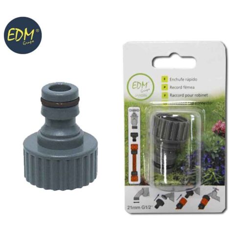 Schnellstopfen Innengewinde 1/2" (Blister) EDM