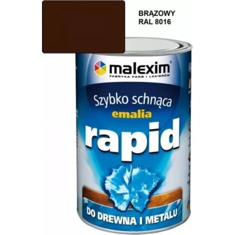 Schnelltrocknender brauner Alkydlack 8016 0,7L - M/RAP.BRĄ0,7