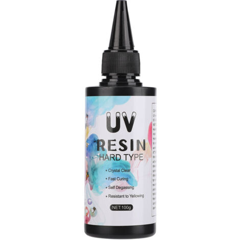 Schnelltrocknender, transparenter UV-Kleber für Bastelarbeiten und Dekorationen, 100 g