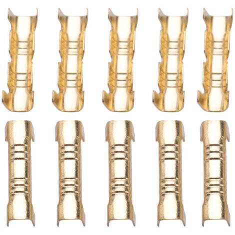 Schnellverriegelbare Steckverbindungen – 100-teiliger Klemmenblock für Drähte von 0,5–1,5 mm² – Bronze