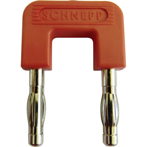 Schnepp 19/4rt Kurzschlussstecker Rot Stift-Ø: 4 mm Stiftabstand: 19 mm 1 St.