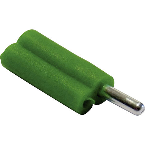 Schnepp F 2020 Büschelstecker Stecker, gerade Stift-Ø: 2 mm Grün 1 St.