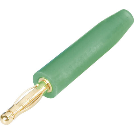 Schnepp FK 2000 Lamellenstecker Stecker, gerade Stift-Ø: 2 mm Grün 1 St.