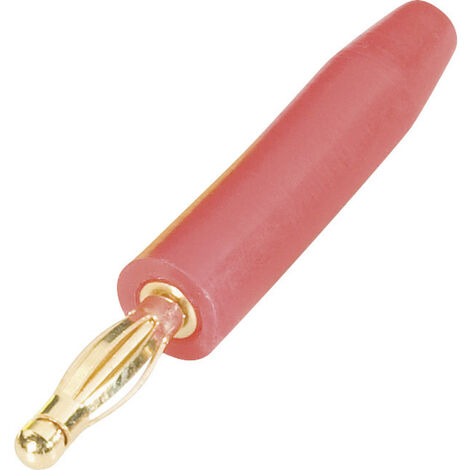 Schnepp FK 2000 Lamellenstecker Stecker, gerade Stift-Ø: 2 mm Rot 1 St.