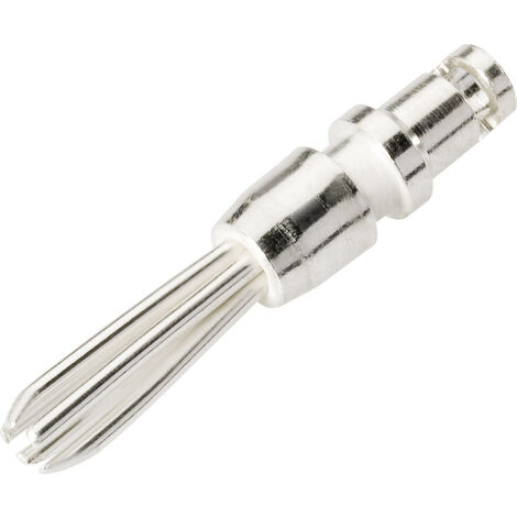 Schnepp N 2400 Büschelstecker Stecker, gerade Stift-Ø: 2.4 mm Silber 1 St.