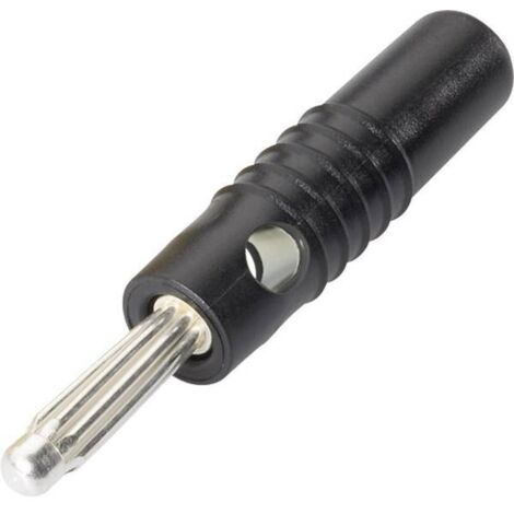 Schnepp S 4004 S Spina di test Spina dritta Ø perno: 4 mm Nero 1 pz.
