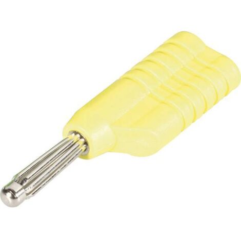 Schnepp S 4041 S Spina di test Spina dritta Ø perno: 4 mm Giallo 1 pz.