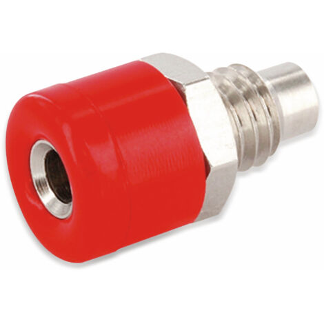 SCHNEPP Zwerg-Einbaubuchse, 2,6 mm, rot
