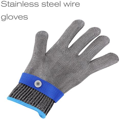 Schnitt- und stichfester Metzgerhandschuh aus Edelstahl