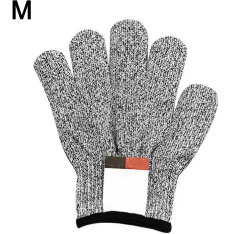 Schnittfeste HPPE-Schutzhandschuhe, entspricht Schutzklasse 5 – Grau – Größen XS bis XL – 1 Stück