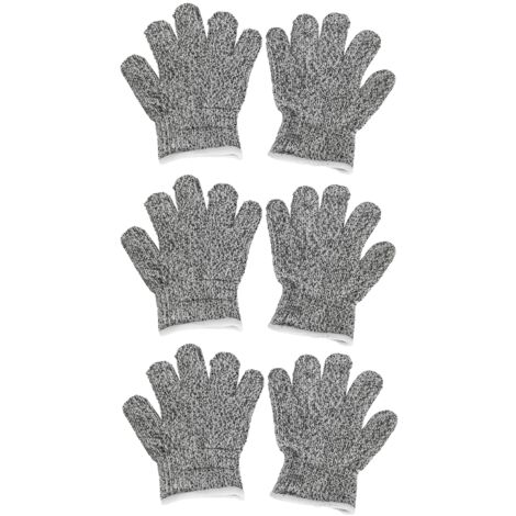 Schnittfeste Kinderhandschuhe, 3 Paar – Schutz für Gartenarbeit und Freizeit im Freien