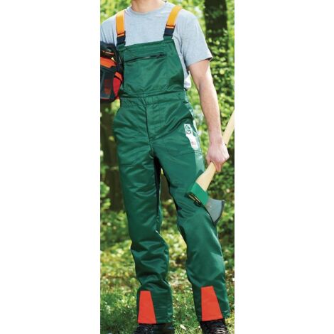 SCHNITTSCHUTZ-LATZHOSE Forst-Schnittschutzlatzhose 70/30 Gr. 58