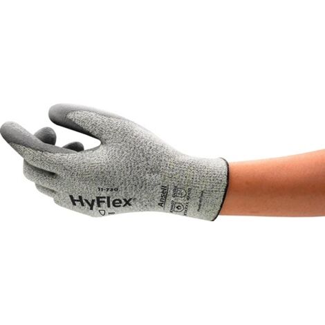Schnittschutzhandschuhe HyFlex® 11-730 Gr.9 grau EN 388 PSA II 12 PA