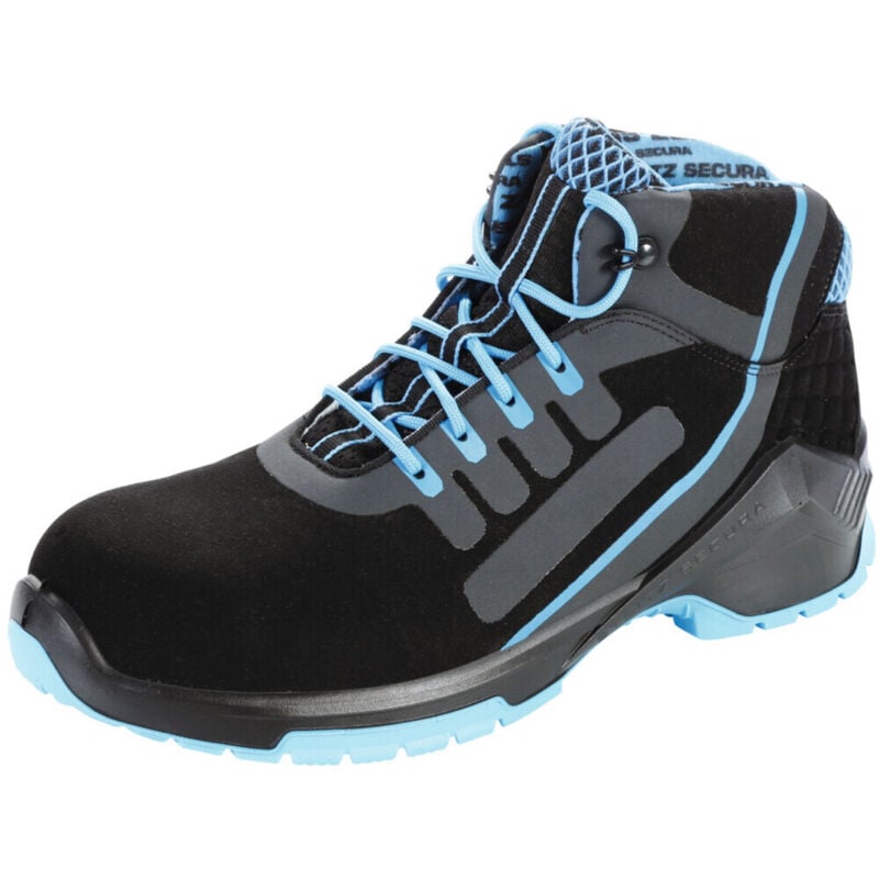 Steitz Secura - Schnürstiefel schwarz/blau vd pro 1800 esd, S2 nb, EU-Schuhgröße: 38
