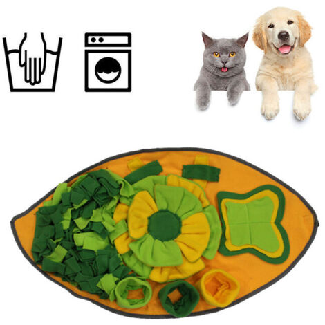 Schnüffelmatte 70x40cm für Hundetrainer, Futtersuchmatte, Futterverlangsamungsspielzeug, intelligentes Schnüffelspielzeug