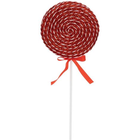 Schnullersujet aus Polystyrol D.19cmxH.50cm rot - Atmosphera créateur d'intérieur