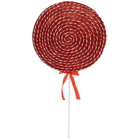 Schnullersujet aus Polystyrol D.30cmxH.60cm rot - Atmosphera créateur d'intérieur