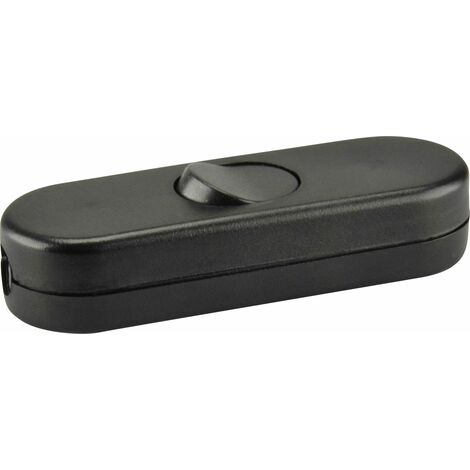 Schnur-Zwischenschalter 2p 250V 10A Schwarz Schnurschalter