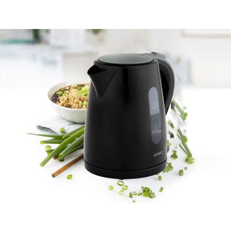 Schnurloser wasserkocher 1l 2200w schwarz - Domo - do9198wk
