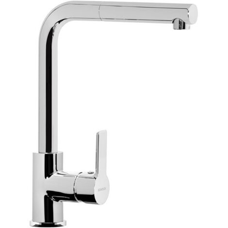Schock SXTOWD80. Tipo di beccuccio: Standard, Colore del prodotto: Cromo, Materiale del rubinetto: Cromo. Altezza sopra la superficie di fissaggio (max): 32 cm, Distanza tra foro di fissaggio e dif...