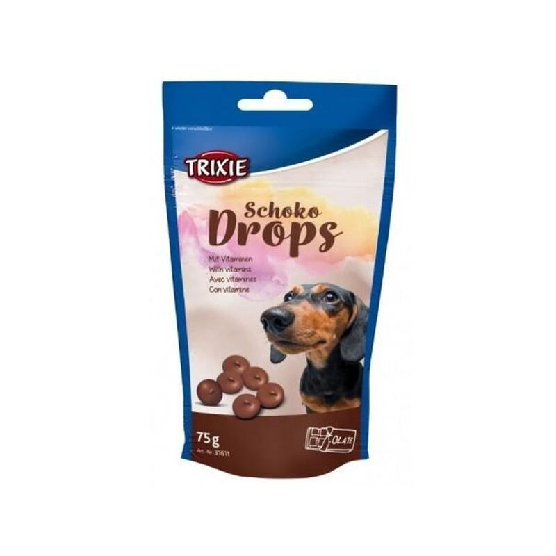 

Schoko Drops, Chocolate, Vitaminados, 75 g - Trixie