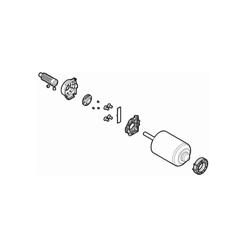 Kit moteur électrique PRME06HS mfabhs m-fab hs Pièce de rechange d'origine Nice PRME06HS