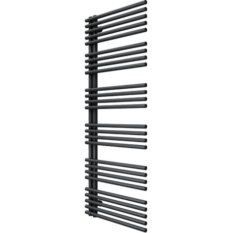 SCHÖNER WOHNEN-Kollektion Design-Heizkörper CELIA, 151 x 60 cm, Mattschwarz, Mittelanschluss