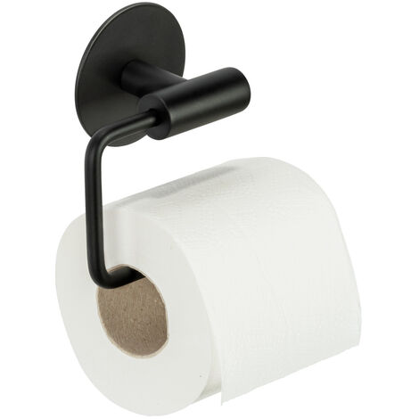 Schöner Wohnen Toilettenpapierhalter Meleto Schwarz Halterung Aufbewahrung Gäste-WC Badezimmer