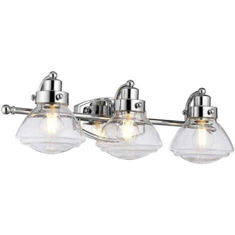 Scholar Quoizel Applique 3 Luci Cromo Lucido IP44