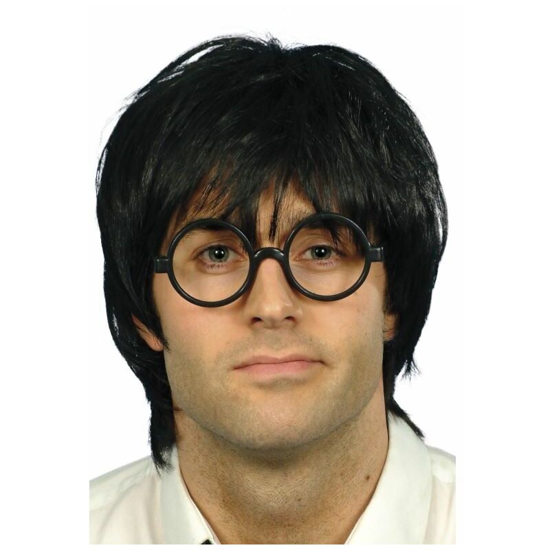 Schoolboy Set Black with Wig and Glasses [21225]