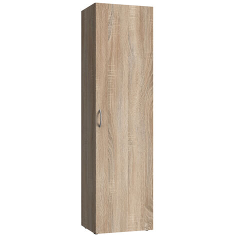 Schrank 1-türig Eiche MIAMI-43, B/H/T ca. 45/185/40 cm
