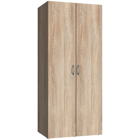 Schrank 2-türig Eiche MIAMI-43, B/H/T ca. 70/185/40 cm