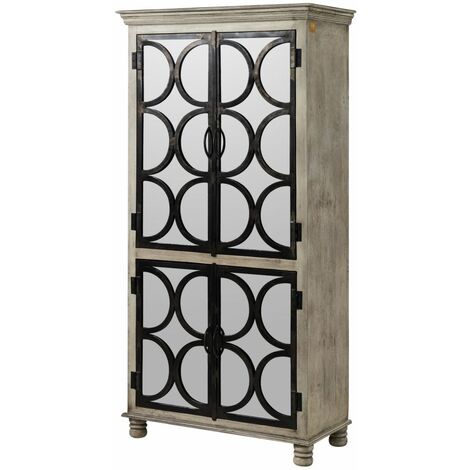 Schrank Mango 97x45x190 grau lackiert HERMITAGE 017