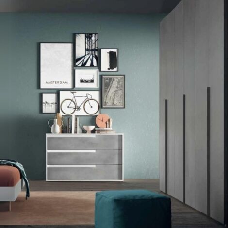 Schrank mit 6 Türen, 276x60,3x250 cm