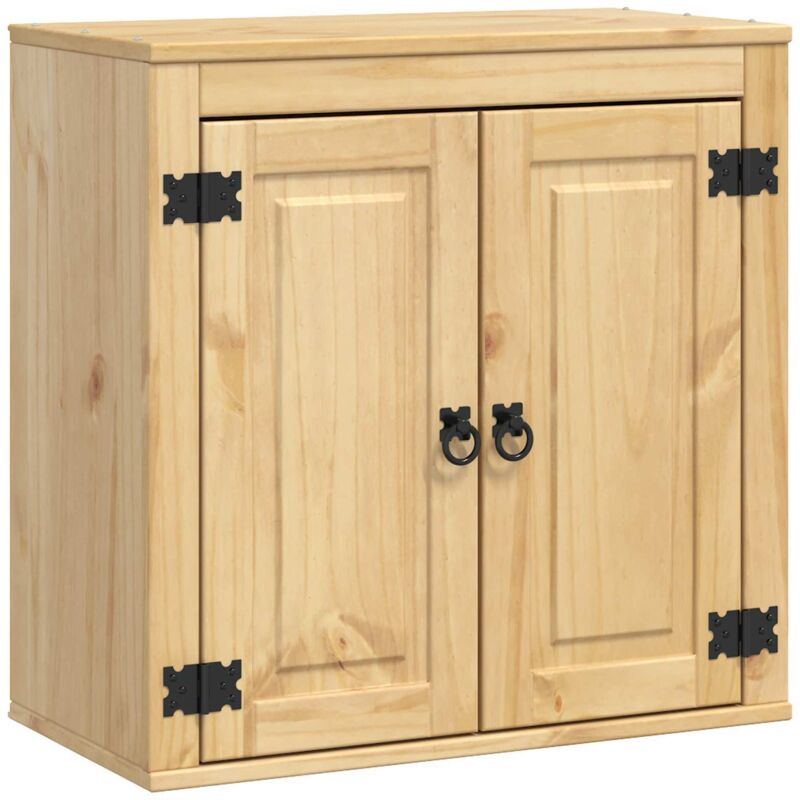 Schrank Ski Honigbraun 60 X 32 X 40 Cm Massives Kiefernholz Vidaxl