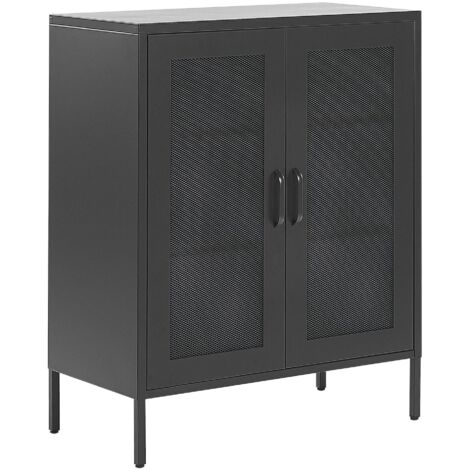 Schrank WAKATIPU Metall Schwarz